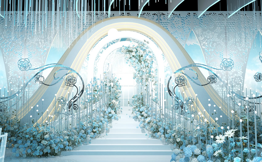 临淄釡香烙馍村水晶厅效果展示